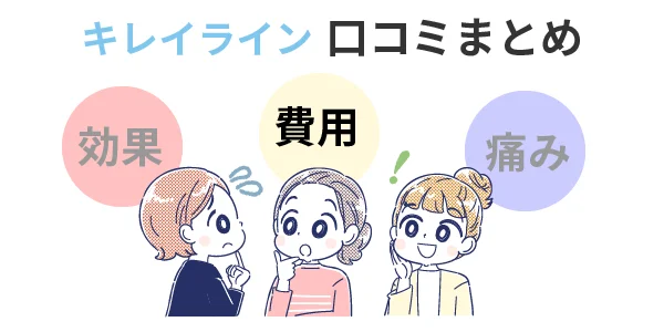 コラム　キレイライン　口コミ　費用